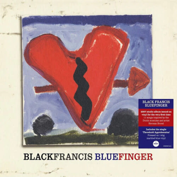 Black Francis - Bluefinger LP  (ltd. ed. 140-Gram marbled blue import)