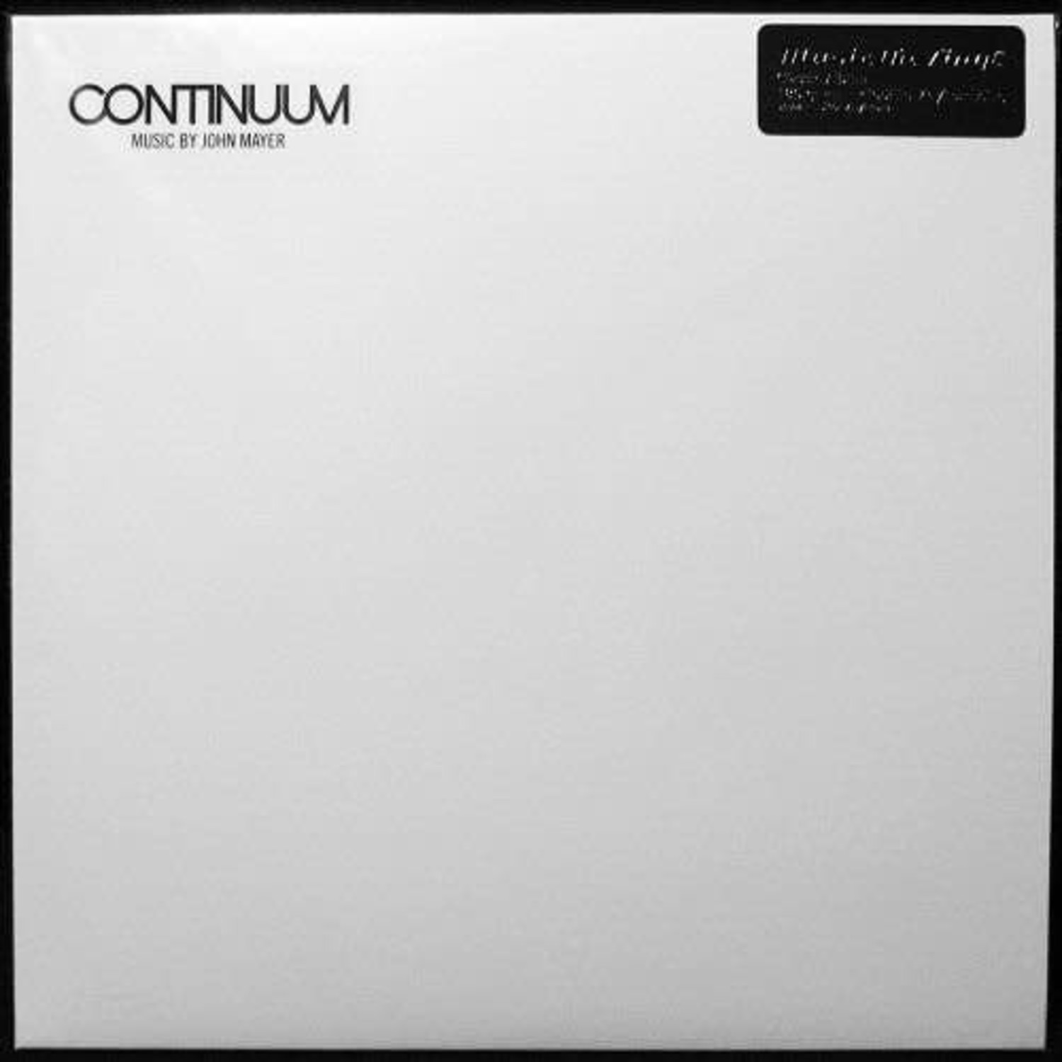 Music on Vinyl Mayer, John - Continuum 2LP (180g)