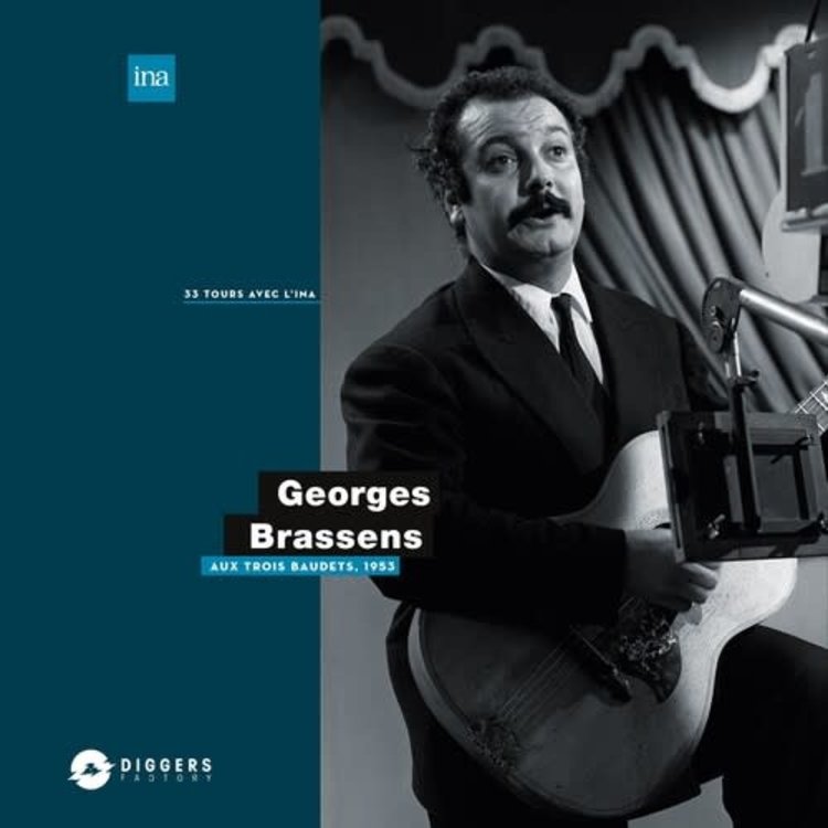 Diggers Factory Brassens, Georges - Aux Trois Baudets, 1953 LP