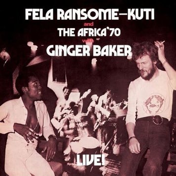 Kuti, Fela - Fela Live with Ginger Baker 2LP (red vinyl w/etching on D-Side)