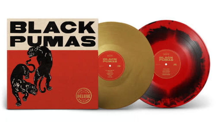 ATO Black Pumas - (self-titled) 2LP (dlx. gold/black/red vinyl)