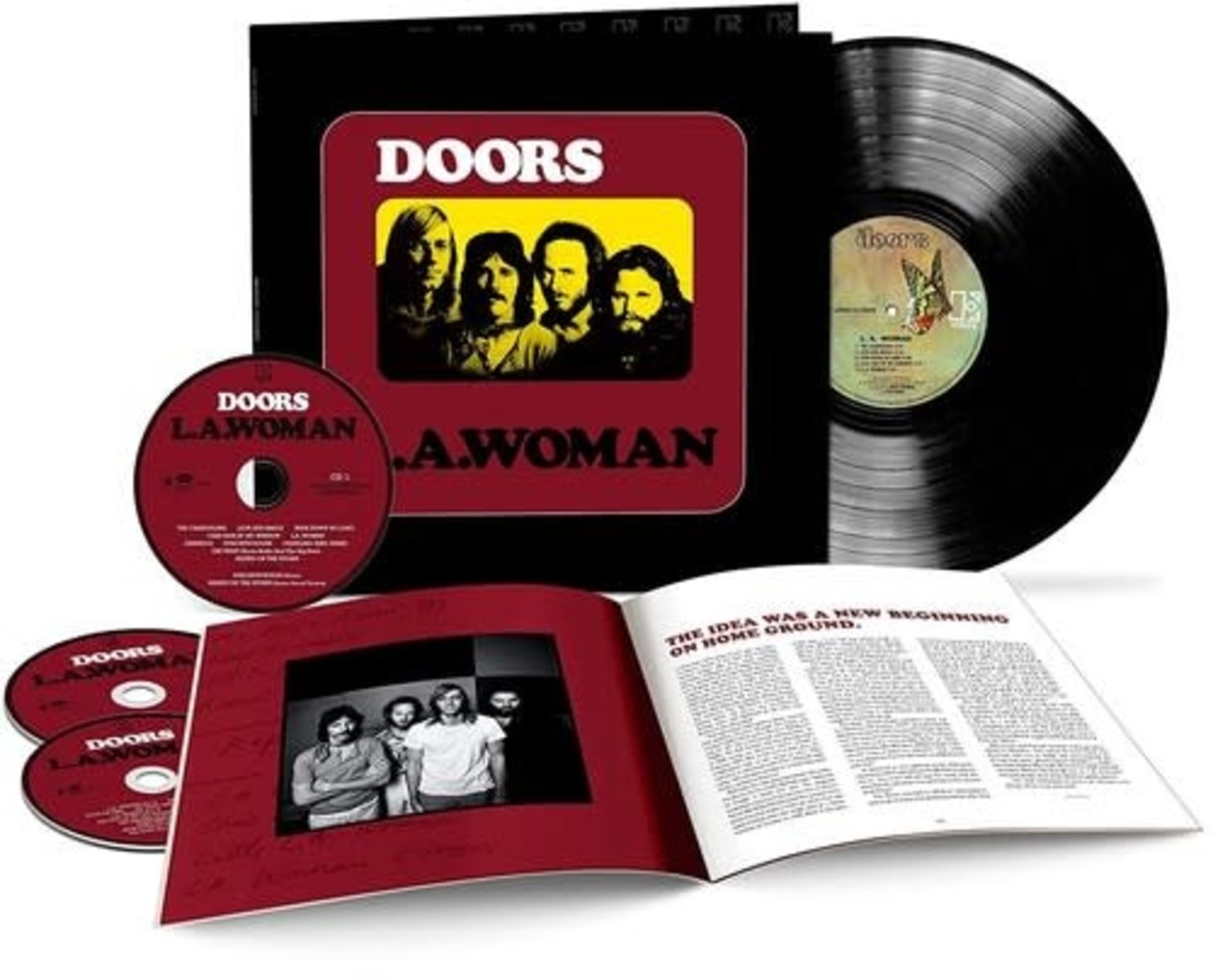 tør Hviske Også Doors, The - L.A. Woman 1LP/ 2CD Box Set (50th anniv.) - Wax Trax Records
