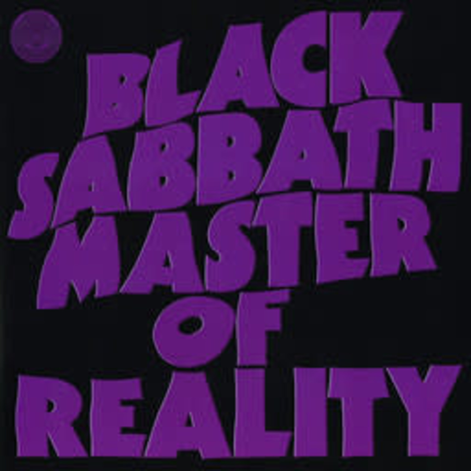BLACK SABBATH MASTER OF REALITY レコード Black Sabbath - Master of Reality LP - Wax Trax Records
