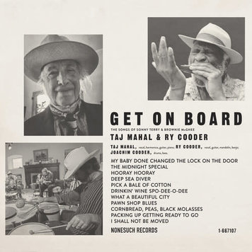 Nonesuch Mahal, Taj & Cooder, Ry - Get On Board: The Songs of Sonny Terry & Brownie McGhee LP