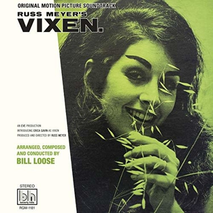 Real Gone Loose, Bill - Russ Meyer’s Vixen (Original Soundtrack) - LP (Neon Green Vinyl/Ltd. to 750 Copies)