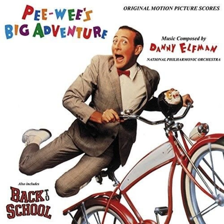 Varese Sarabande Pee-wee's Big Adventure/Back to School soundtracks LP