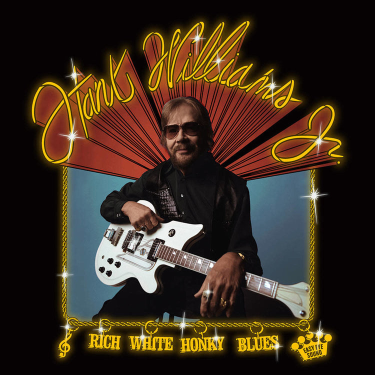 Williams Jr., Hank - Rich White Honky Blues LP (gold/black vinyl)