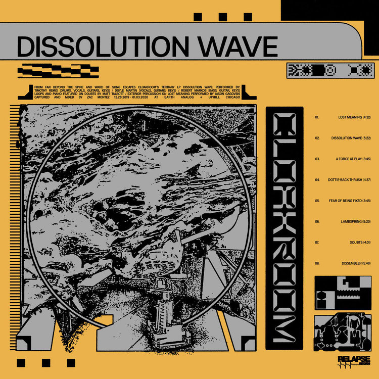 Relapse Cloakroom - Dissolution Wave LP (mustard vinyl)