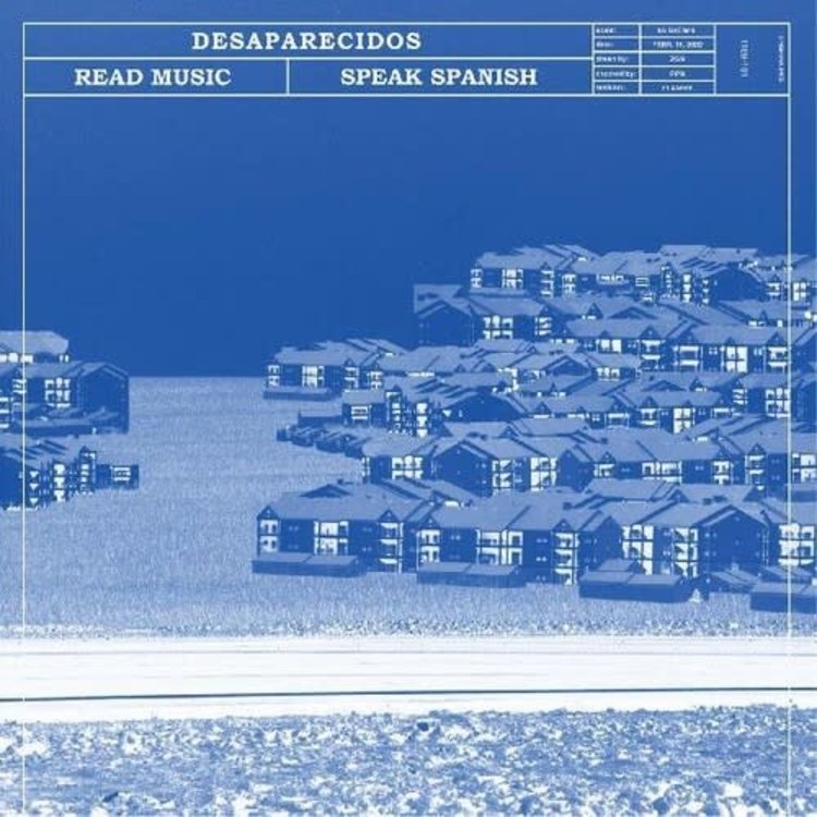Desaparecidos - Read Music/Speak Spanish LP (Transparent Blue Vinyl)