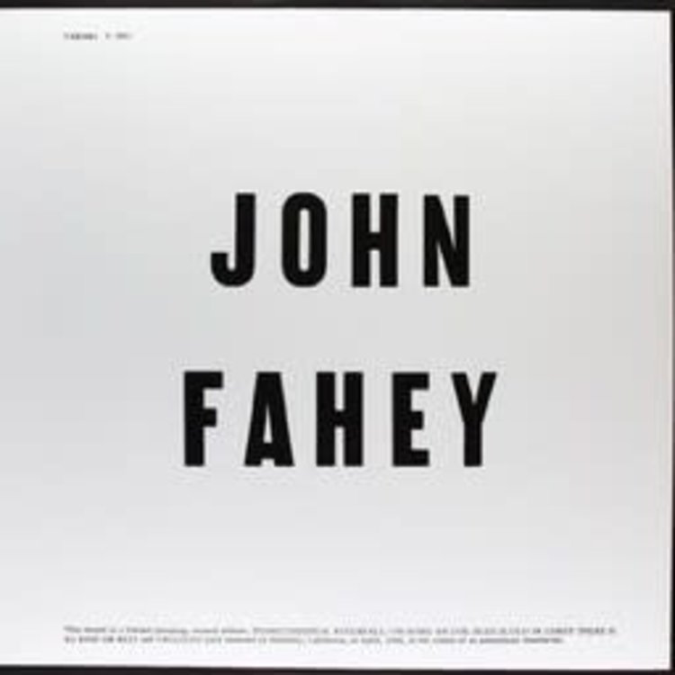 Takoma Fahey, John - Blind Joe Death LP