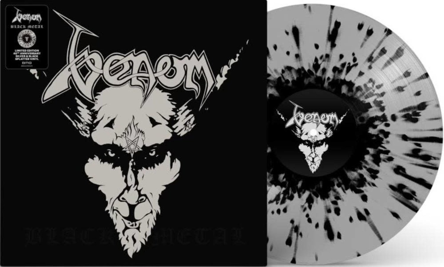 Venom - Black Metal LP (40th anniversary color vinyl) Trax Records