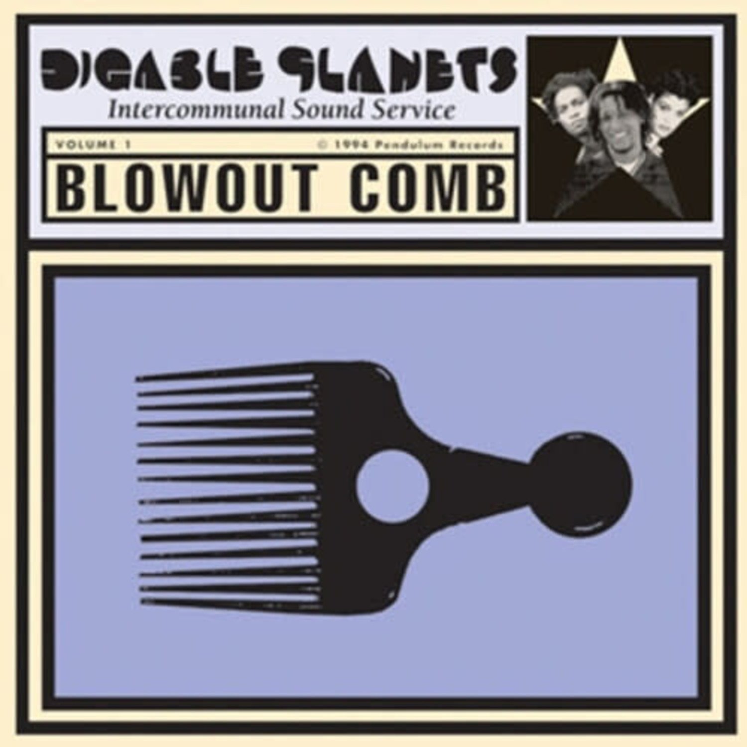 Digable Planets - Blowout Comb 2LP (clear/purple vinyl) - Wax Trax 
