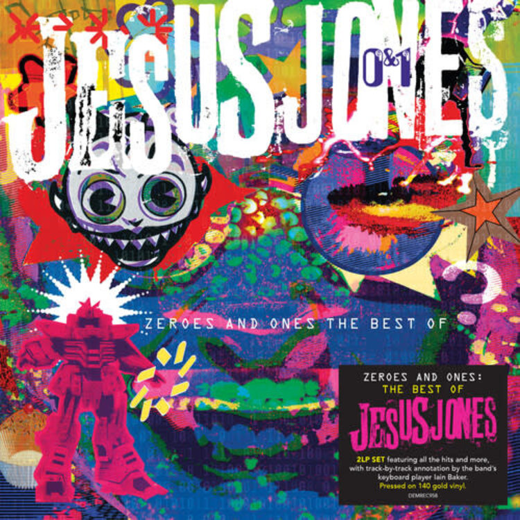 Demon Records Jesus Jones - Zeroes & Ones: The Best Of  2LP (color vinyl 140g uk import)
