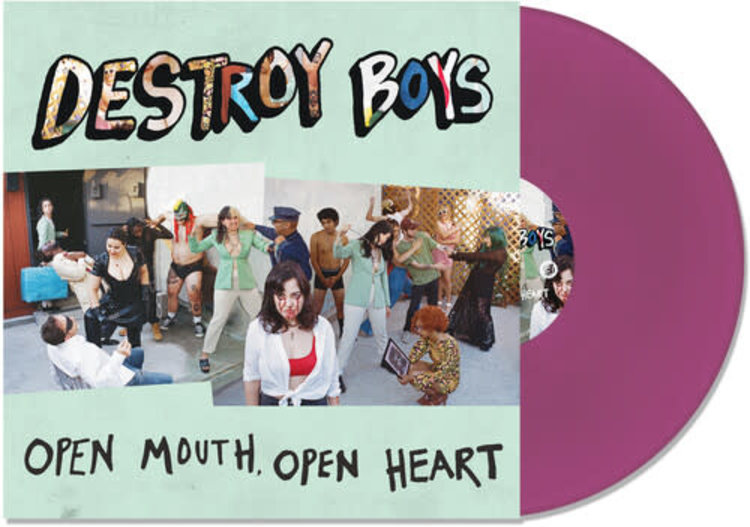 Hopeless Destroy Boys - Open Mouth, Open Heart LP (purple vinyl)