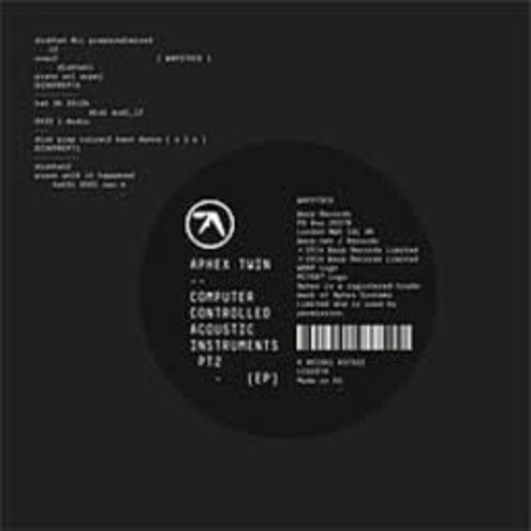 Warp Aphex Twin - Computer Controlled Acoustic Instruments pt. 2  EP