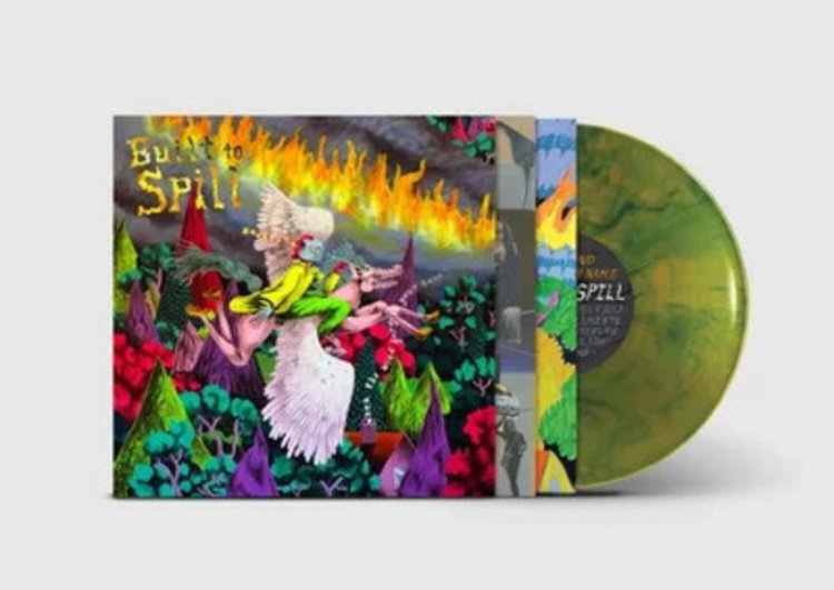 Sub Pop Built to Spill - When the Wind Forgets your Name LP ( green marble import canada)