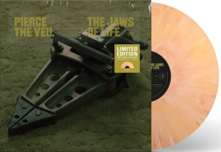 Fearless Pierce the Veil - Jaws of Life LP (dreamsicle vinyl)