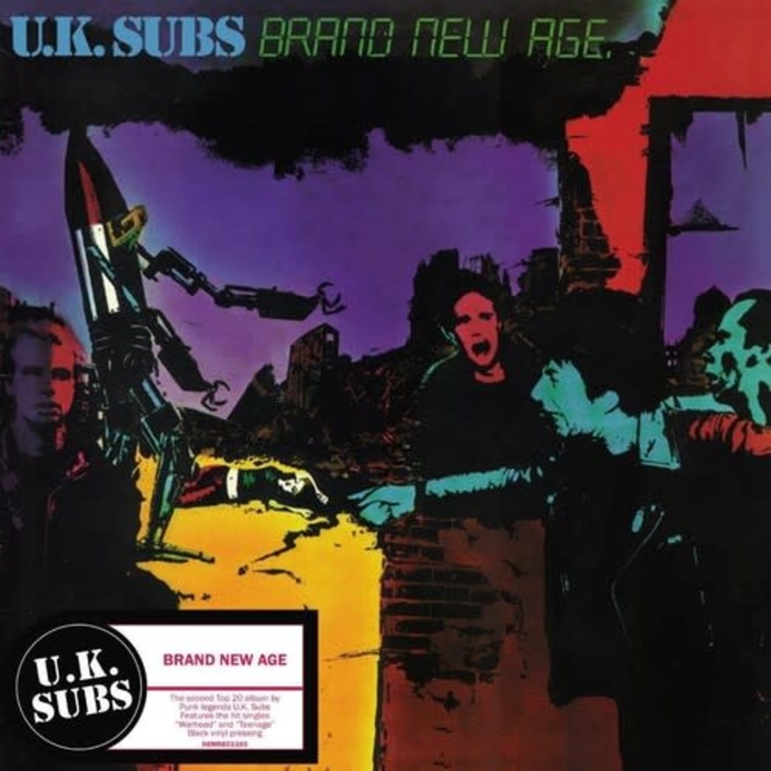 UK Subs - Brand New Age LP (140g) - Wax Trax Records UK Subs - Brand New Age LP (140g) - Wax Trax Records