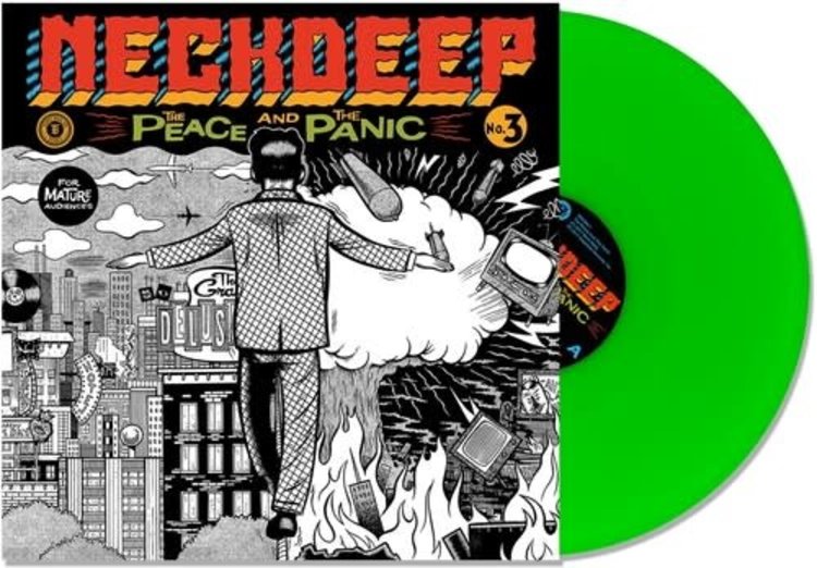 Hopeless Neck Deep - The Peace and the Panic LP (neon green vinyl)