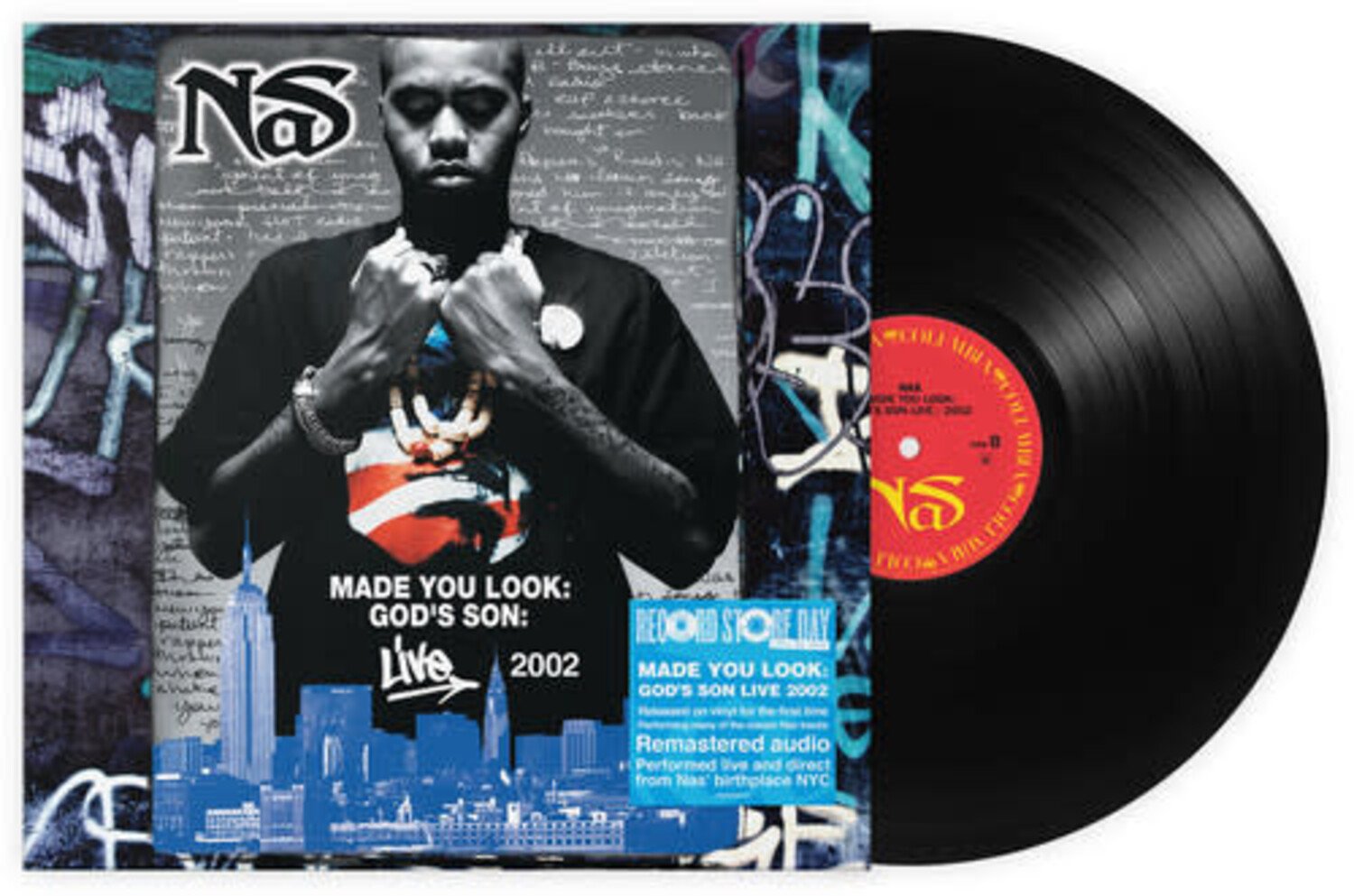 Nas - Made You Look: God's Son Live 2002 LP (RSD '23) - Wax Trax Records