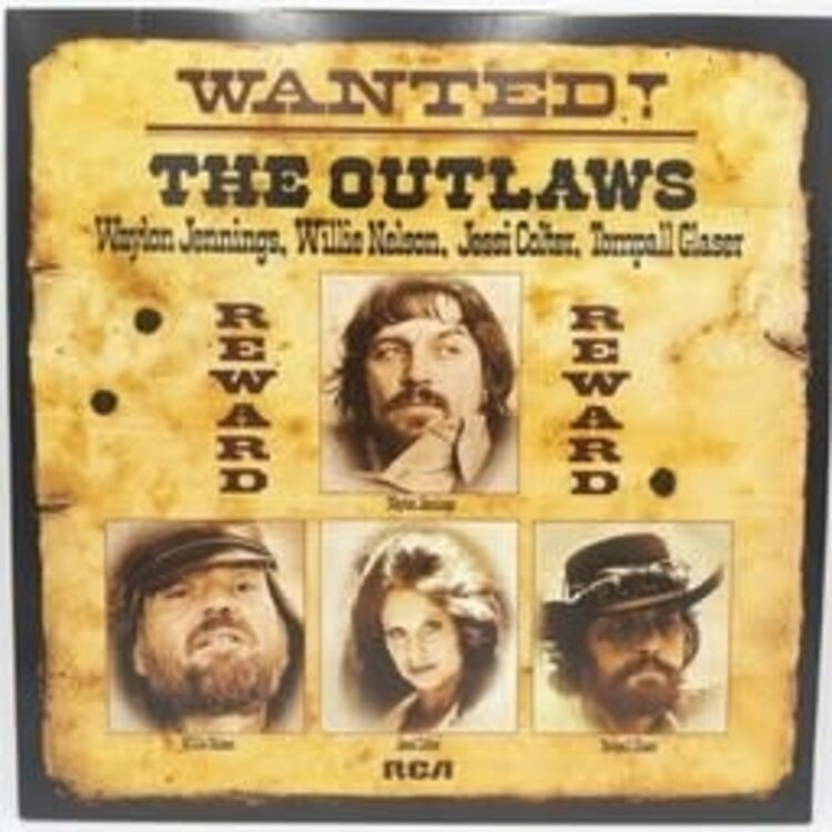 Sony/Legacy Outlaws, The - Wanted LP (Waylon Jennings, Willie Nelson, Jessi Colter)