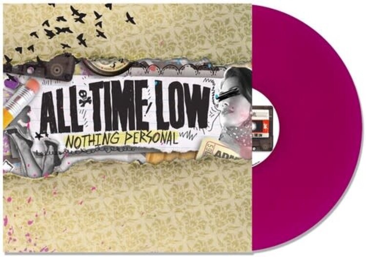 Hopeless All Time Low - Nothing Personal LP (neon purple vinyl)