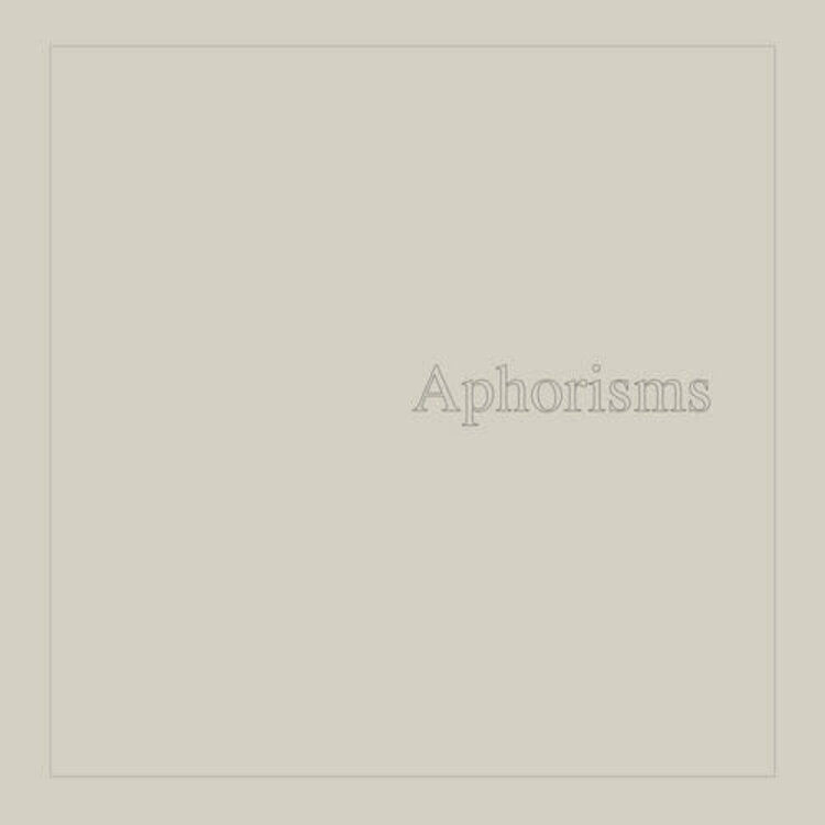 Blank Forms Editions Lambkin, Graham - Aphorisms 2LP