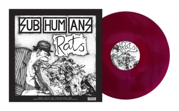 Subhumans - Time Flies + Rats LP (deep purple vinyl)