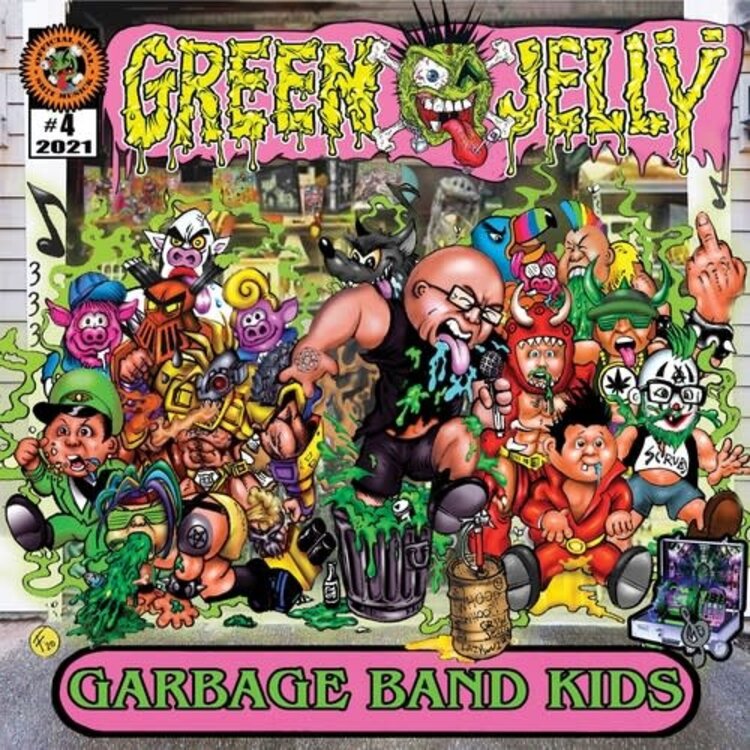 Cleopatra Green Jelly - Garbage Band Kids LP (color vinyl)