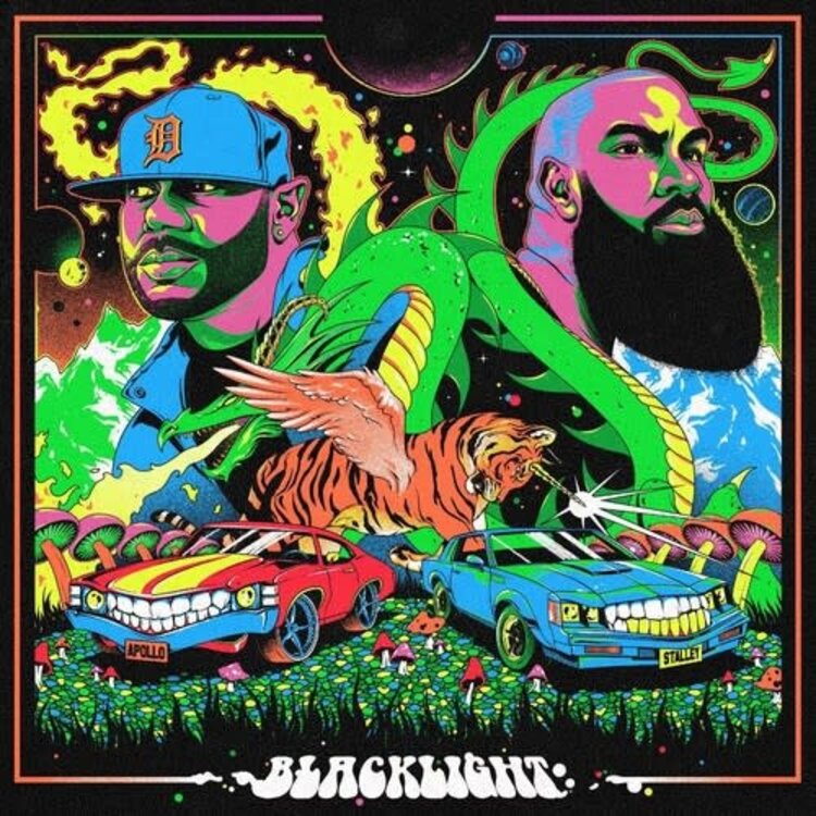 Mello Music Group Brown, Apollo & Stalley - Blacklight LP (neon green vinyl)