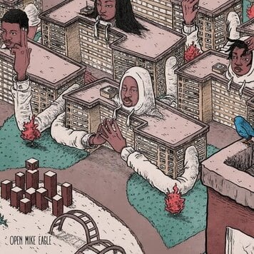 Mello Music Group Open Mike Eagle - Brick Body Kids Still Daydream LP (red/cream vinyl)