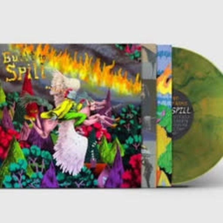 Sub Pop Built to Spill - When the Wind Forgets your Name LP ( green marble import canada)