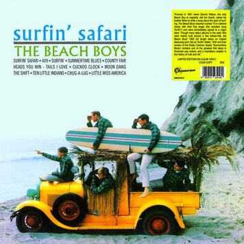 Destination Moon Beach Boys, The - Surfin' Safari LP (clear vinyl)
