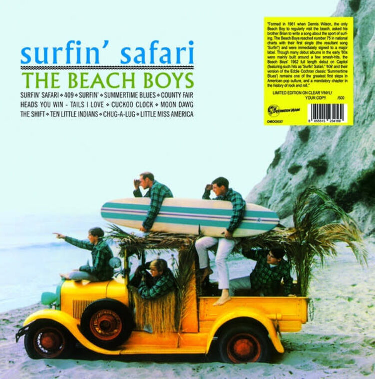 Beach Boys, The - Surfin' Safari LP (clear vinyl)
