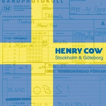 Henry Cow - Stockholm & Goteborg LP