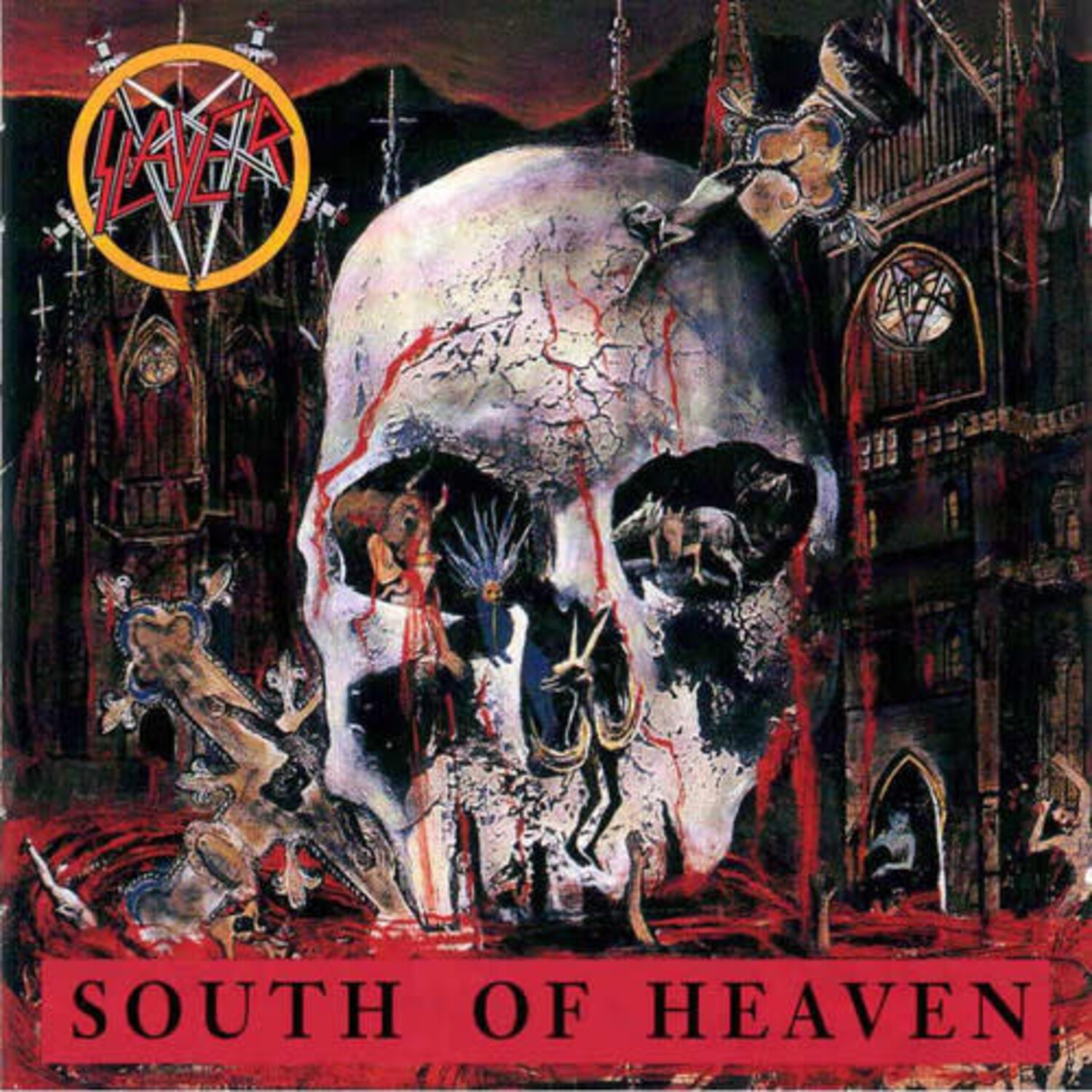 Slayer - South of Heaven LP - Wax Trax Records