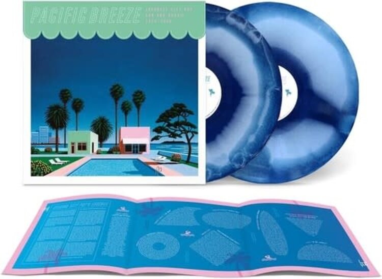Various - Pacific Breeze 1 2LP (blue green vinyl Japanese City Pop, AOR & Boogie '76-'86)