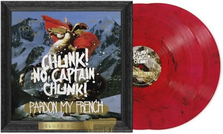 Fearless Chunk! No, Captain Chunk! - Pardon My French LP (red smoke vinyl)