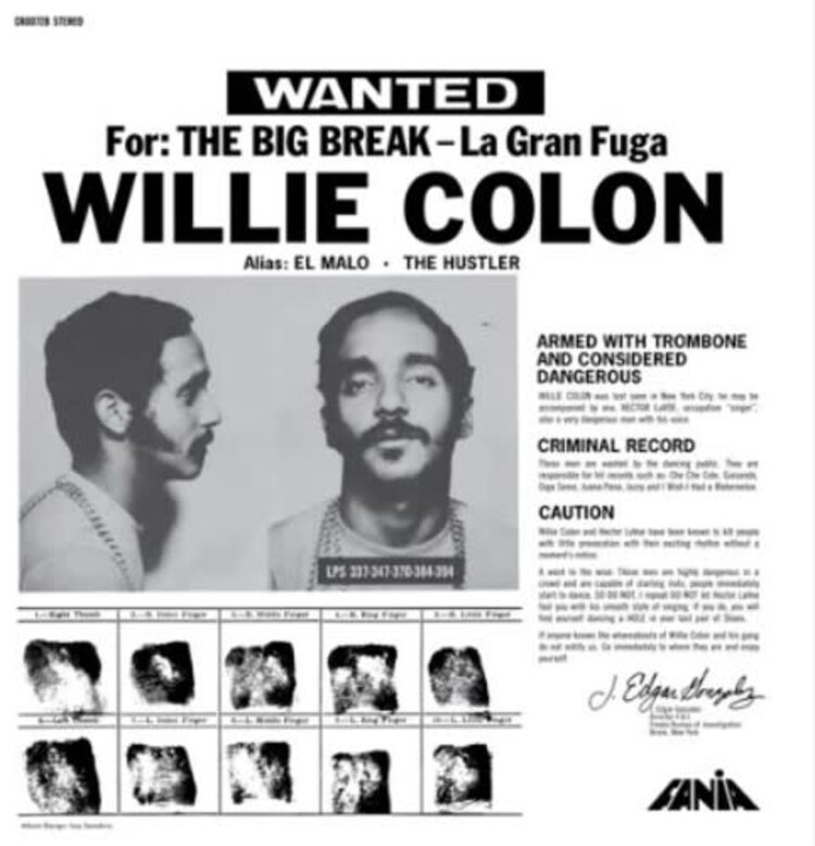 Craft Recordings Colon, Willie - La Gran Fuga LP (180g)