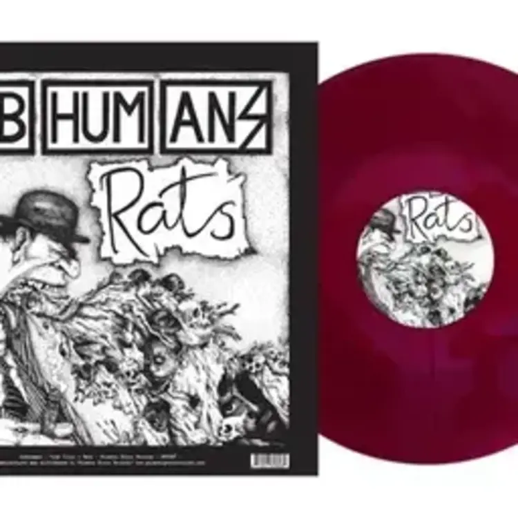 Subhumans - Time Flies + Rats LP (deep purple vinyl)