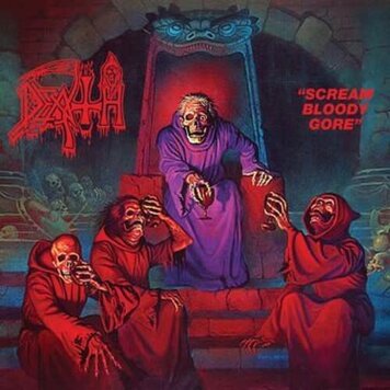 Relapse Death - Scream Bloody Gore LP (tri color merge w splatter vinyl)