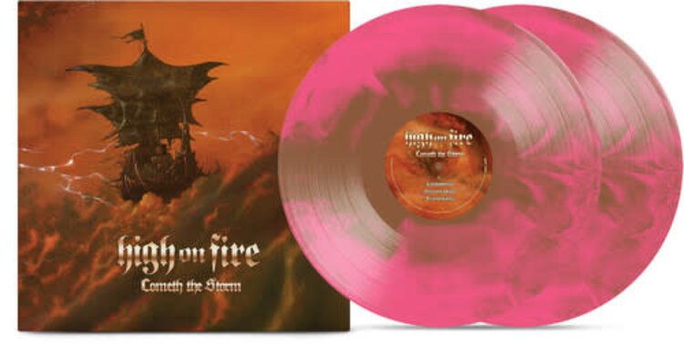 MNRK Heavy High on Fire - Cometh the Storm LP (pink/brown vinyl)