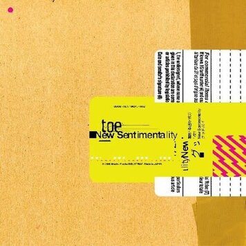 Topshelf Records toe - New Sentimentality LP (tan-in-clear vinyl)
