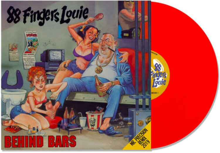 Hopeless 88 Fingers Louie - Behind Bars LP (red vinyl)