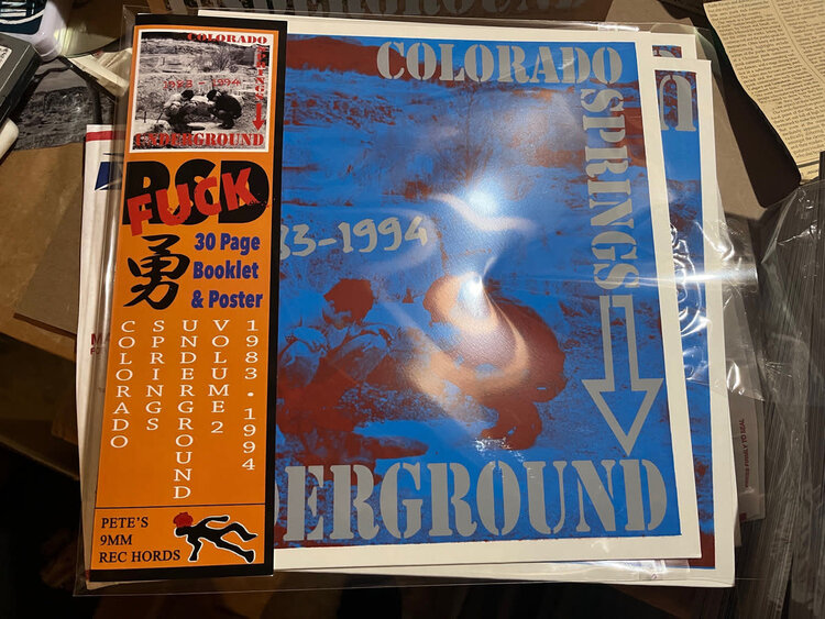 Various - Colorado Springs Underground Vol. II 1983-1994 (color vinyl + poster) LP