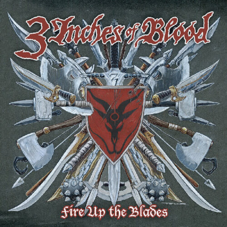 3 Inches of Blood - Fire Up the Blades LP (expanded crimson vinyl)