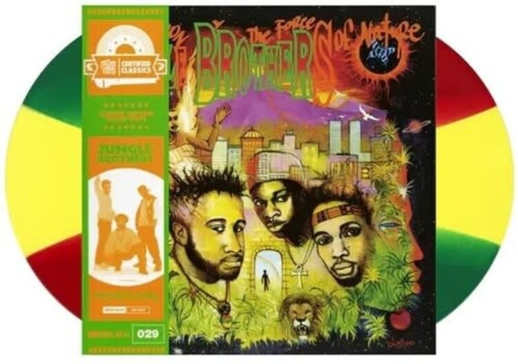 Jungle Brothers - Done by the Forces of Nature 2LP (rasta vinyl)
