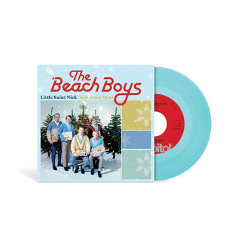 Capitol Beach Boys, The - Little Saint Nick 7" (blue vinyl)