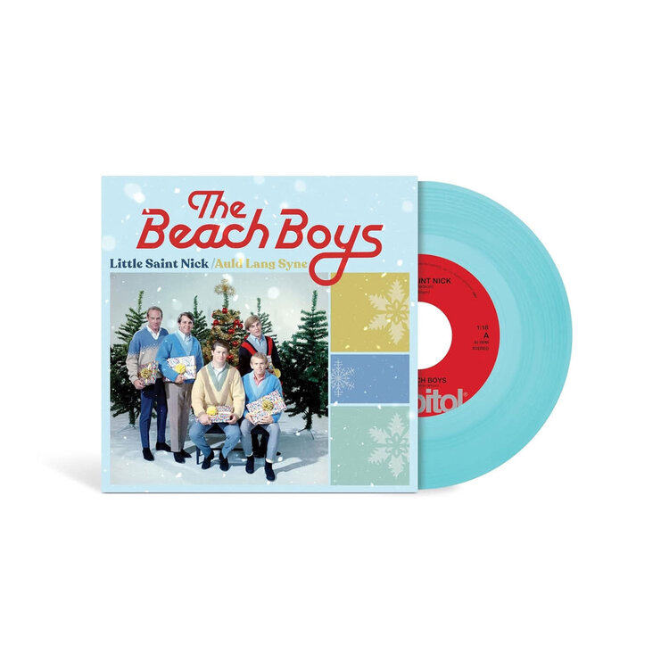 Capitol Beach Boys, The - Little Saint Nick 7" (blue vinyl)