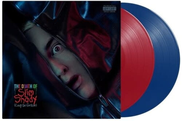 Interscope Eminem - The Death of Slim Shady (Coup De Grace) 2LP (red, blue vinyl)